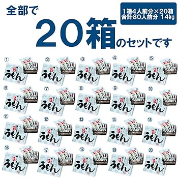 讃岐うどん「生麺」純生うどん20袋、麺つゆ40袋セット Amazon.co.jp: プチギフト 讃岐純生うどん 20箱セット(1箱 麺